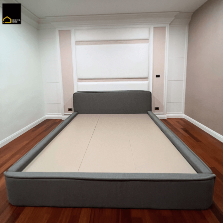 เตียงนอน 6 ฟุต RENITA HOME รุ่น CASPER สีเทา_3